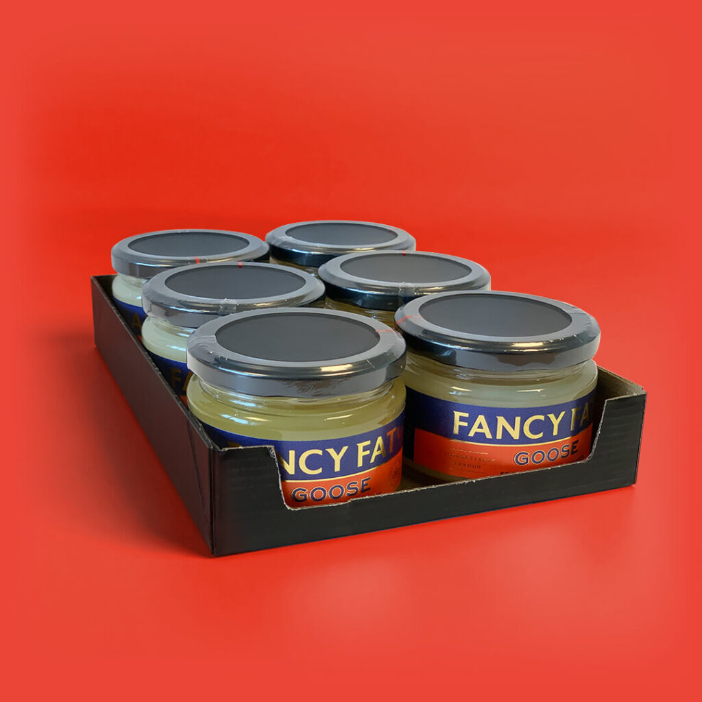 Goose Fancy Fat 180g jar, premium high-quality cooking ingredient